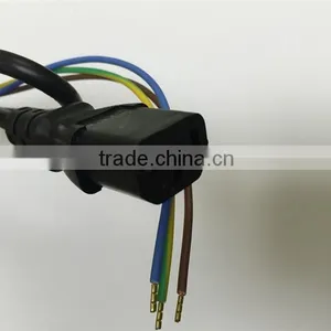 H05VV-F 3*0.75mm NS-15 2 Plug Code IEC 60320 C13 Applicable Flxible Power Cord Cable thumbnail-4