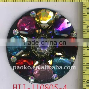 SEW ON HANDMADE New Fashion Arylic Stone Patch Applique thumbnail-1