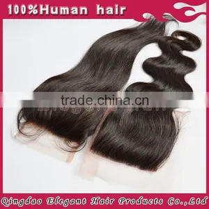 Factory Hot Selling Natural Colour Unprocessed Brazilian Hair Pieces,14"/12" Closure thumbnail-2