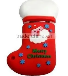 2015 New Year Christmas Promotion Gift PVC Sock USB thumbnail-1