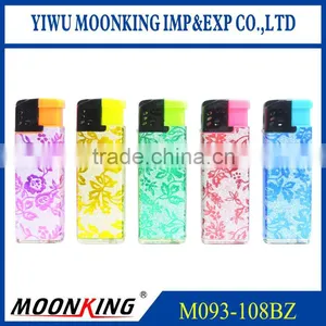 Small Size New Electronic Cigarette Gas Lighter Custom Sticker Windproof Lighters thumbnail-1