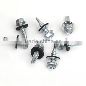 Hex Washer Head Self Drilling Screws With EPDM Washer thumbnail-1