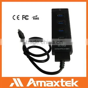 Top Selling Products 2015 USB3.0 4 Port Hub for USB Communication Equipment thumbnail-1