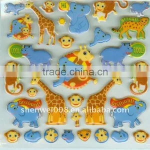 Cartoon Puffy Sticker thumbnail-1