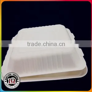 Biodegrandable Eco-friendly Sugarcane Bagasse To Go Box thumbnail-1