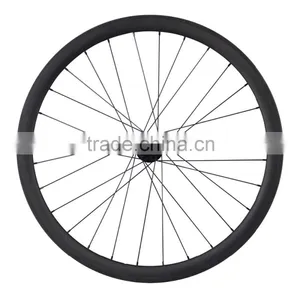 ICAN Carbon Road Disc Carbon Wheels 700c Disc Bike Wheel 38mm Tubular Cyclocross Disc Wheelset 38T thumbnail-6