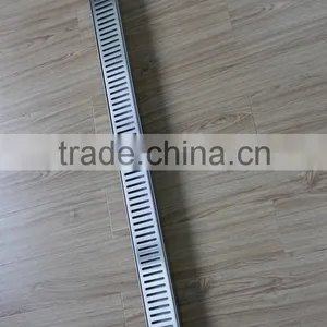 B Series Fold Edge Design Small Sloped Channel Base Steel Floor Drain Shower Drain Quality Choice thumbnail-1