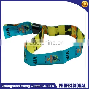 High Definition Custom Printed Fabric Woven Wristbands,event Wristbands thumbnail-1