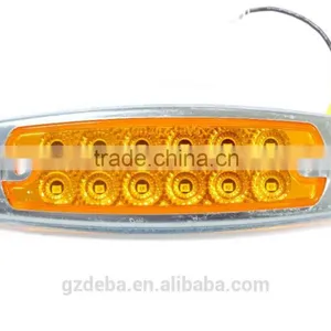 LED Clearance Side Marker Light Rectangular Waterproof LED Side Marker/Clearance Light for Trucks thumbnail-1