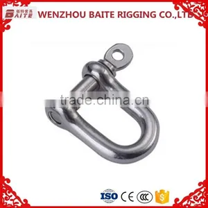 Manufacturer Price Galvanized European Type Dee Drop Forged D Shackle Quick Release Shackles 5mm-11mm in China Rigging Hardware thumbnail-1