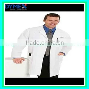 Dymex White PP Nonwoven SF SMS Medical Used Chemical Acid Resistant Disposable Lab Coats thumbnail-1