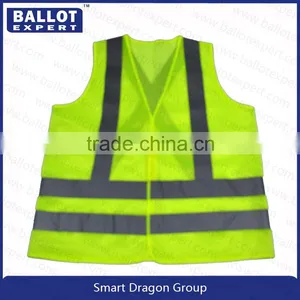 Mesh Polyester Fluorescent Fabrics Reflective Safety Vests thumbnail-1