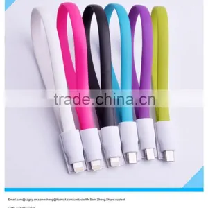 Custom Logo Silicone Bracelet USB Cable thumbnail-5