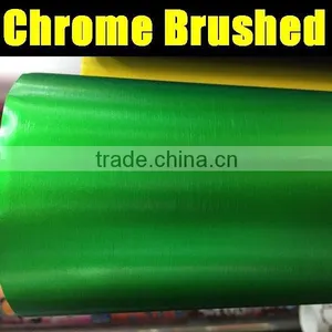 High Quality Chrome Matte Brushed Vinyl 1.52*20m thumbnail-6