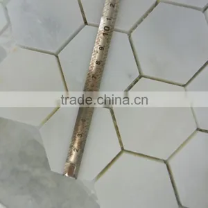 Wholesale Top Quality Natural White Marble Mosaic on Sale thumbnail-2
