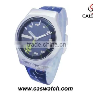 Alloy Case PVC Band Kids Watch Special Plastic Disk Second Hands Child Watch Quartz Analog Kids Watch thumbnail-1