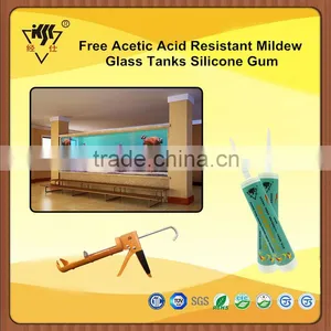 Free Acetic Acid Resistant Mildew Glass Tanks Silicone Gum thumbnail-1
