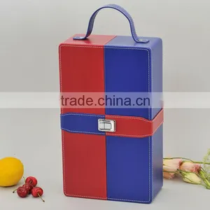 Leather Wine Packaging Box Leather Storage Box Leather Wine Box thumbnail-1