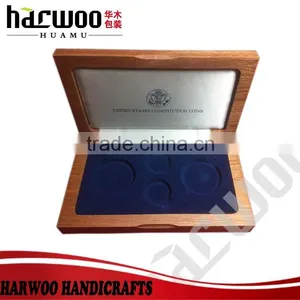 Wooden Commemorative Coin Box,solid Wood Souvenir Coin Box,custom Wooden Coin Box thumbnail-1