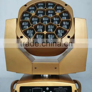 China New Bee Eye 19pcs*15w Zoom Moving Head Led Beam Light, 19pcs Rgbw 4In1 Zoom Wash Big Bee Eyes Stage Moving Head Light thumbnail-2