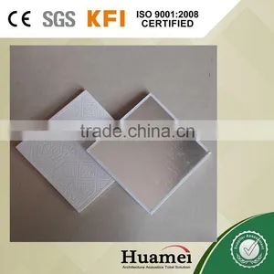 8mm Decorative Plaster Ceiling Board Size 595*595*7mm thumbnail-1