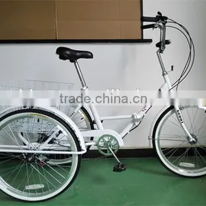 24 Inch 6-Speed Folding Tricycle thumbnail-2