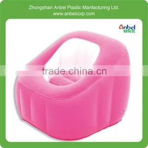 Cafe Chaise Chair Inflatable Dorm Lounge Seat With Ottoman thumbnail-4