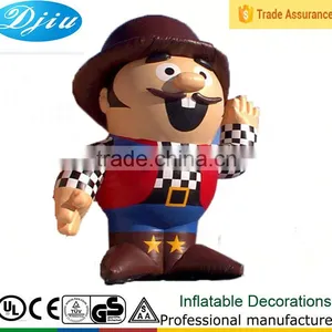 DJ-GG-109 Outdoor Uncle 19 ft Advertising Inflatable Decorative Black Top Hat thumbnail-1