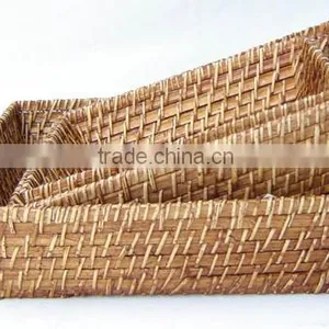 Woven Full Rattan Bread Basket thumbnail-2