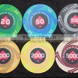 Wholesale 10g Custom Ceramic EPT Poker Chip thumbnail-3