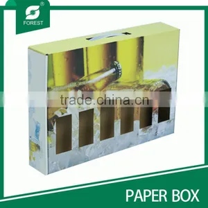 RECYCLE BEER WINE BOTTLE BINS FOR PRINTED GIFT CARDBOARD thumbnail-1