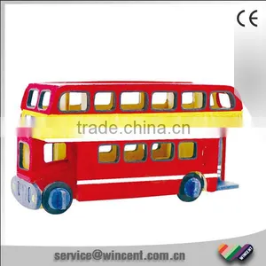 Drawing Toy London Bus Wood 3D Puzzle thumbnail-1
