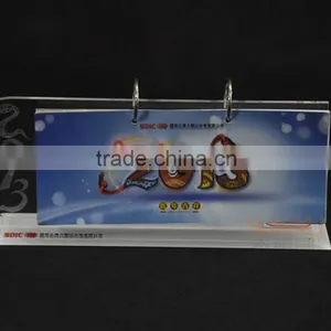 2016 Customized Plastic Clear Acrylic Table Calendar Design thumbnail-2