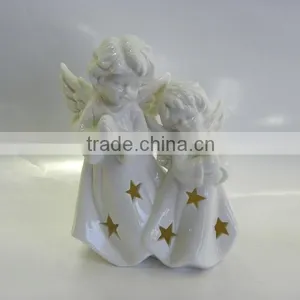 Home Decorative Ceramic Angel Lantern YS0201-0002 thumbnail-1