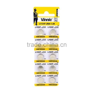 1.5v Alkaline Battery LR54 Primary Button Cell Ag10 L1131F thumbnail-3