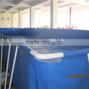 Steel Frame Pool/ Metal Rectangular Frame Pool for Sale thumbnail-2