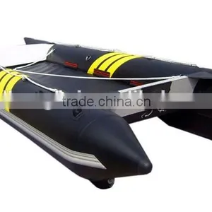 (CE) Pvc Red12ft Inflatable Catamaran Boat High Speed Boat for Sale thumbnail-5