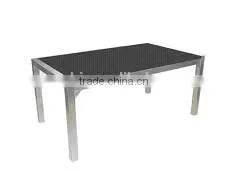 Outdoor Furniture Sling Table Brush Bronze Color thumbnail-4