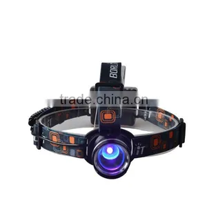 (10085) 395nm High Power AA Battery Zoom LED UV Headlamp for Hunting thumbnail-2