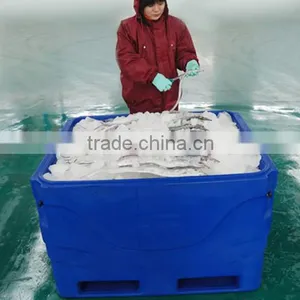 SCC Biggest Size 1000L Large Ice Cooler, Plastic Ice Bin for Fish Transport thumbnail-4