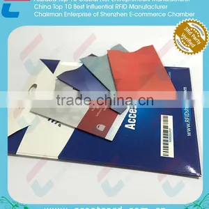 RFID Blocking Business Card Sleeves , Passport Protector thumbnail-2