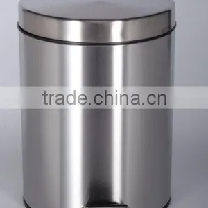 12L STAINLESS STEEL TRASH BIN thumbnail-1