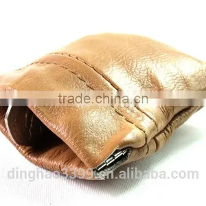 2016 Factory Price Coin Purse Luxury Leather Coin Wallet Mini Squeeze Change Wallet thumbnail-3