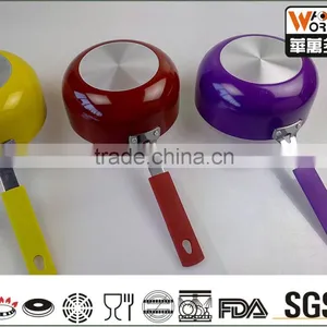 South Korea Aluminum Non-sticking Edge Mini Fry Pan With Color Painting thumbnail-4
