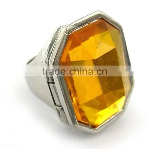 Hot Sale Rectangle Shaped Solid Perfume Container /lipstick Container Ring, OEM Designs Accepted.<DACA9008> thumbnail-1