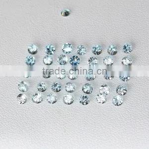 Best High Quality Round Shape Blue Topaz Gemstone, AAA Quality Gemstone thumbnail-1