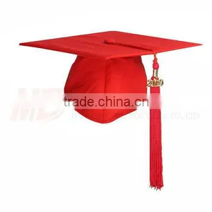 Wholesale Adult Cap Graduation Matte Red thumbnail-1