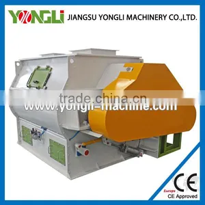 Chain Driving Compact Structure Double Shafts Chicken Food Paddle Mixer Machine for Sale thumbnail-1