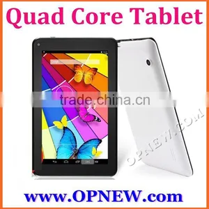 China OEM 9 Inch Allwinner A33 Tablet PC Quad Core Android 4.4 Kitkat External 3G Wi-Fi & Capacitive Touch OPNEW 1080P thumbnail-1