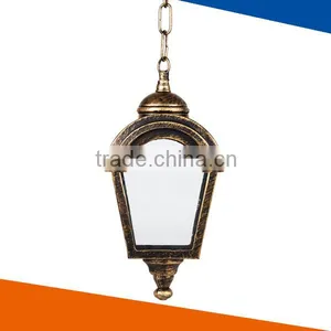 Hot Sale Ancient Gold Outdoor Hanging Palace Lamp, 60W 100W Garden Light, IP44 thumbnail-1